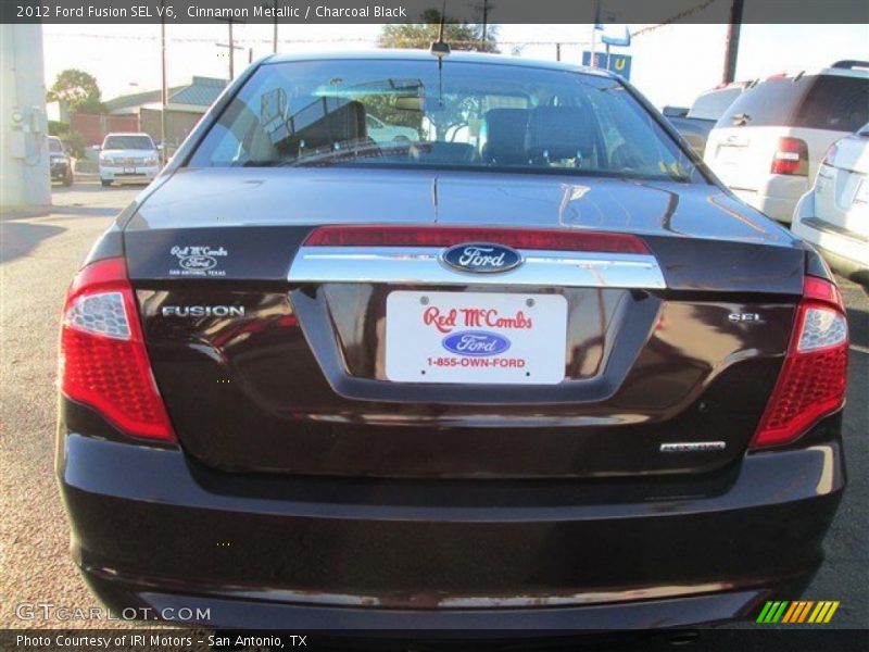 Cinnamon Metallic / Charcoal Black 2012 Ford Fusion SEL V6