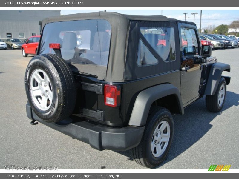 Black / Black 2012 Jeep Wrangler Sport 4x4