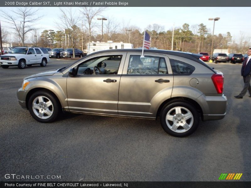 Light Khaki Metallic / Pastel Pebble Beige 2008 Dodge Caliber SXT
