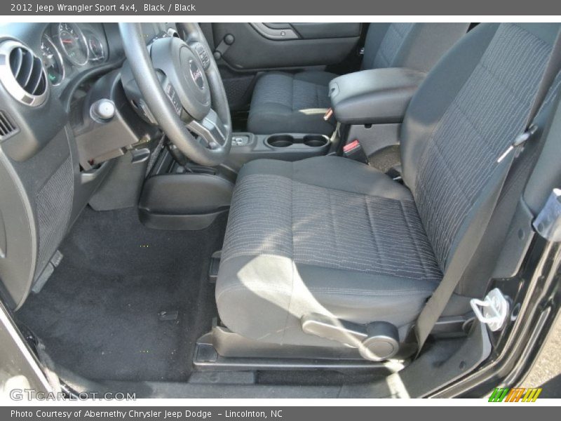 Black / Black 2012 Jeep Wrangler Sport 4x4