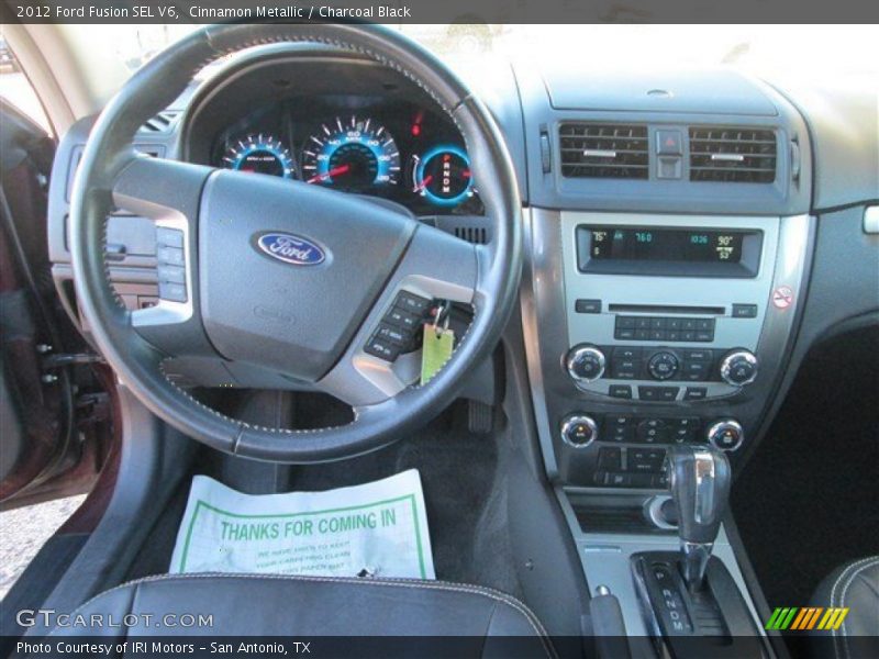Cinnamon Metallic / Charcoal Black 2012 Ford Fusion SEL V6