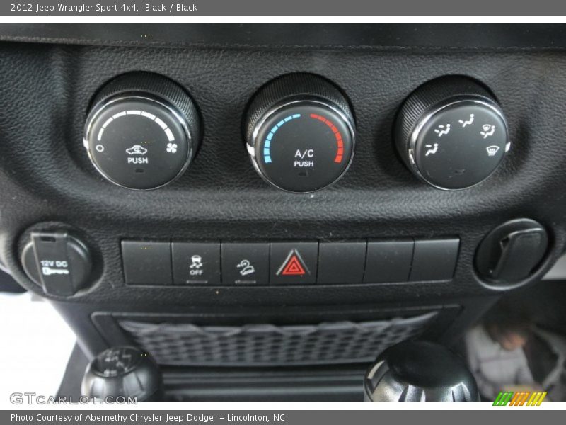 Black / Black 2012 Jeep Wrangler Sport 4x4