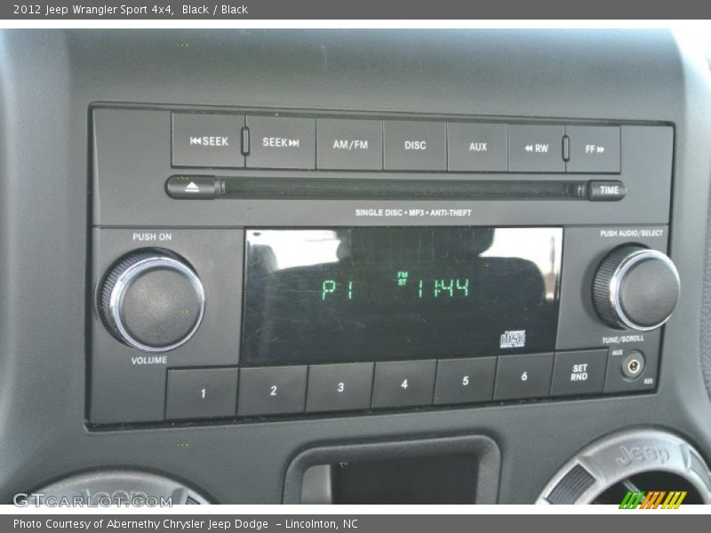 Black / Black 2012 Jeep Wrangler Sport 4x4