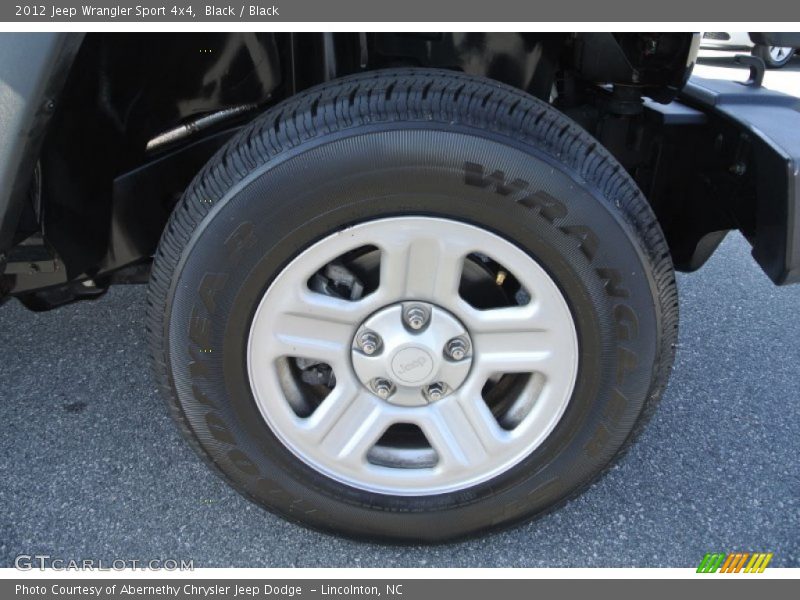 Black / Black 2012 Jeep Wrangler Sport 4x4