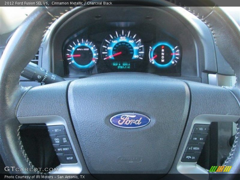 Cinnamon Metallic / Charcoal Black 2012 Ford Fusion SEL V6