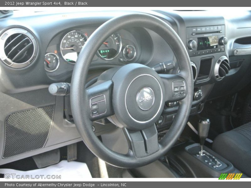 Black / Black 2012 Jeep Wrangler Sport 4x4