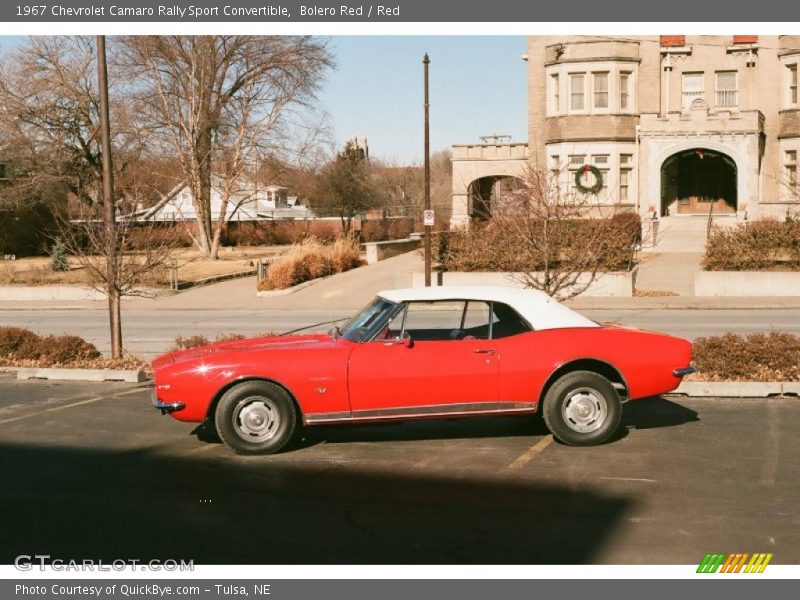 Bolero Red / Red 1967 Chevrolet Camaro Rally Sport Convertible
