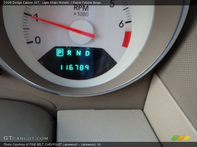 Light Khaki Metallic / Pastel Pebble Beige 2008 Dodge Caliber SXT