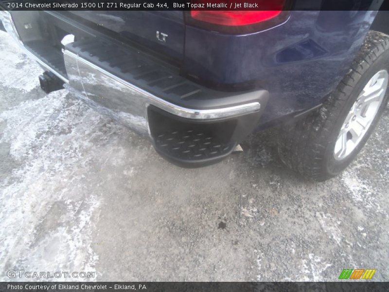 Blue Topaz Metallic / Jet Black 2014 Chevrolet Silverado 1500 LT Z71 Regular Cab 4x4