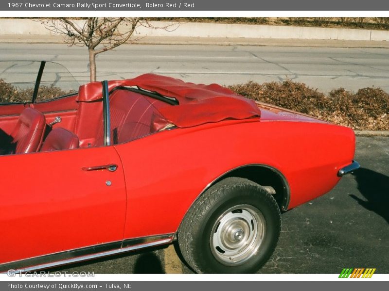 Bolero Red / Red 1967 Chevrolet Camaro Rally Sport Convertible