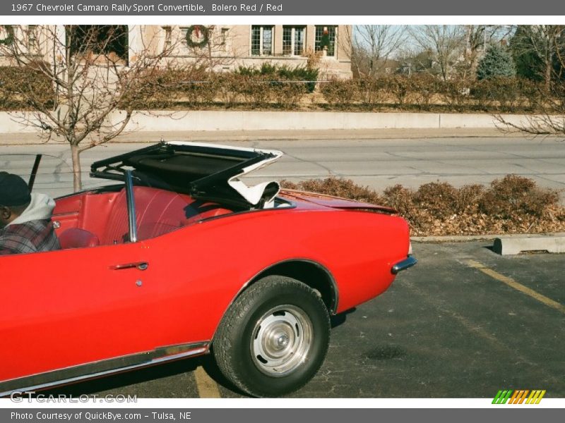 Bolero Red / Red 1967 Chevrolet Camaro Rally Sport Convertible