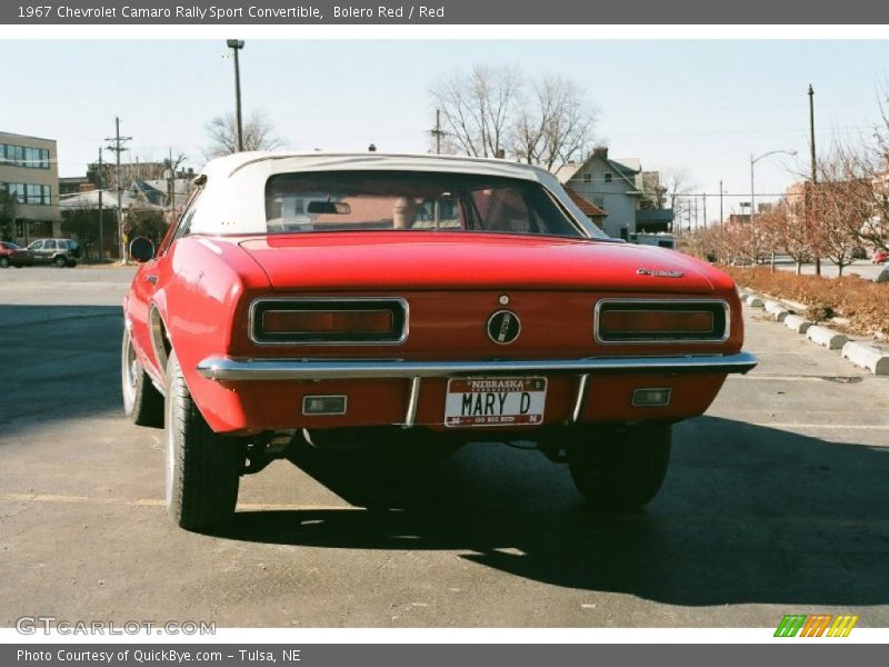 Bolero Red / Red 1967 Chevrolet Camaro Rally Sport Convertible