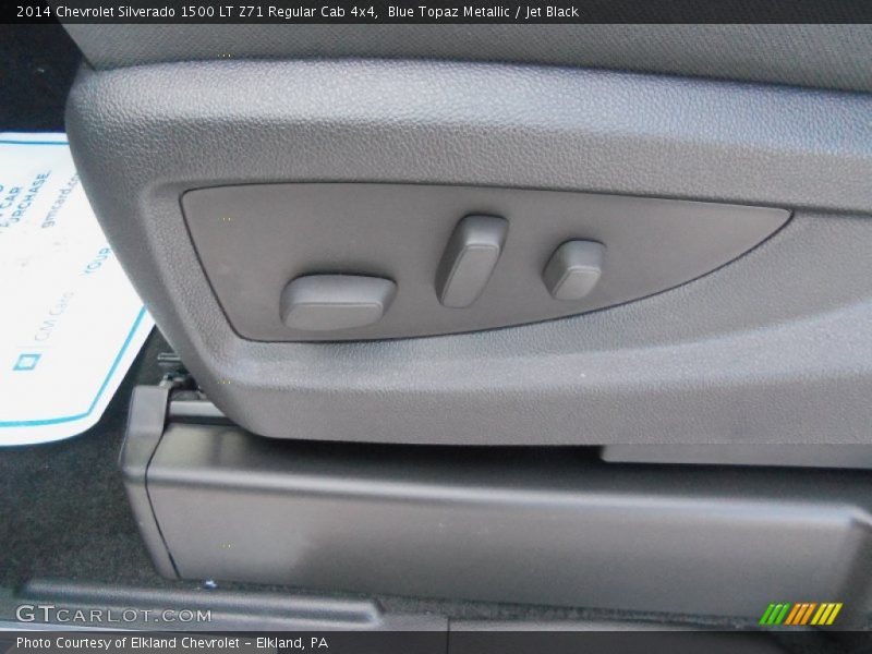 Blue Topaz Metallic / Jet Black 2014 Chevrolet Silverado 1500 LT Z71 Regular Cab 4x4