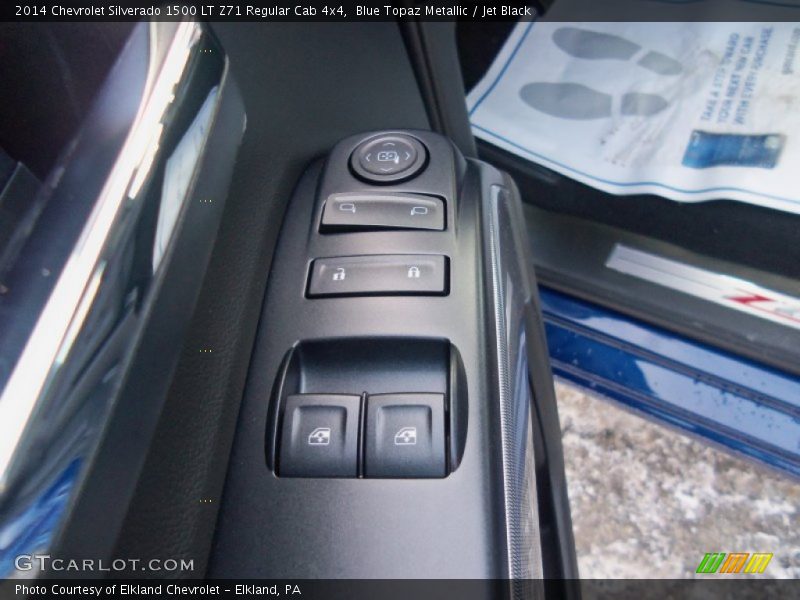 Blue Topaz Metallic / Jet Black 2014 Chevrolet Silverado 1500 LT Z71 Regular Cab 4x4
