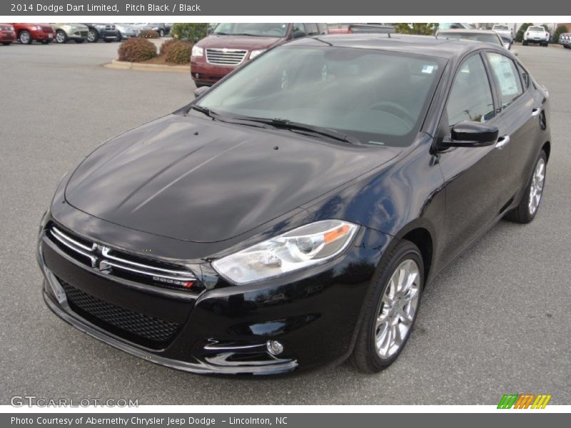 Pitch Black / Black 2014 Dodge Dart Limited