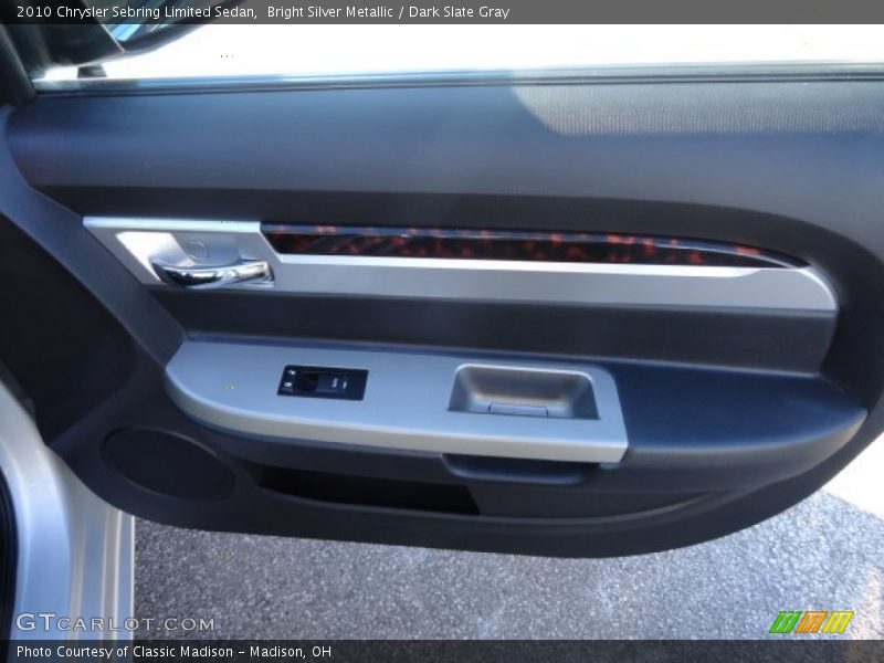 Bright Silver Metallic / Dark Slate Gray 2010 Chrysler Sebring Limited Sedan