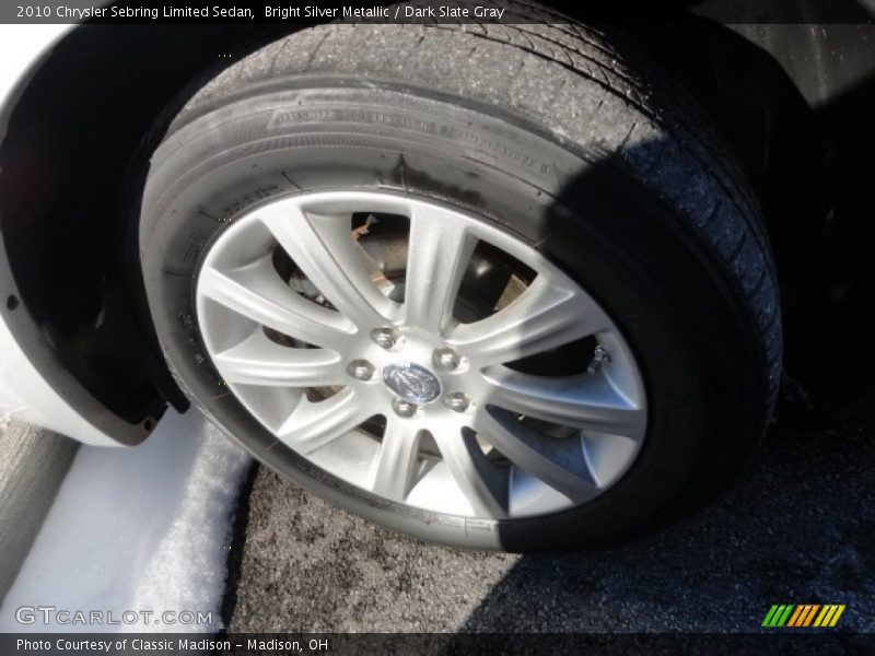 Bright Silver Metallic / Dark Slate Gray 2010 Chrysler Sebring Limited Sedan