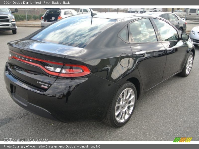 Pitch Black / Black 2014 Dodge Dart Limited