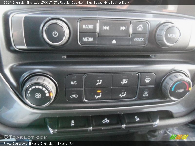 Blue Topaz Metallic / Jet Black 2014 Chevrolet Silverado 1500 LT Z71 Regular Cab 4x4