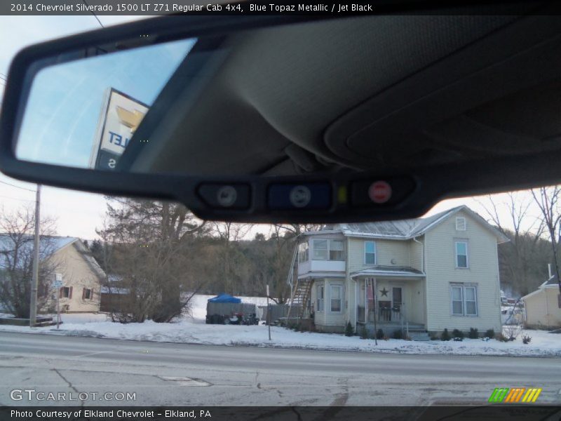 Blue Topaz Metallic / Jet Black 2014 Chevrolet Silverado 1500 LT Z71 Regular Cab 4x4