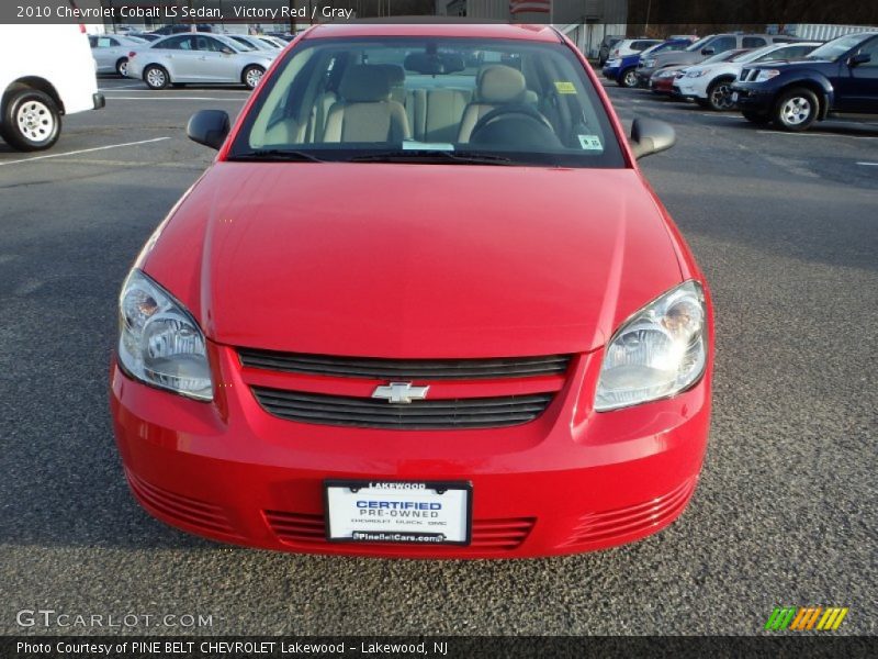 Victory Red / Gray 2010 Chevrolet Cobalt LS Sedan