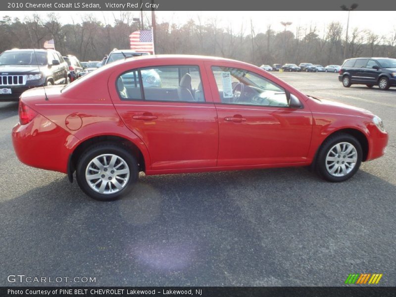 Victory Red / Gray 2010 Chevrolet Cobalt LS Sedan