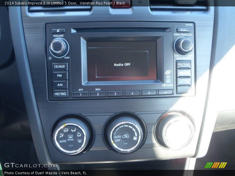Venetian Red Pearl / Black 2014 Subaru Impreza 2.0i Limited 5 Door