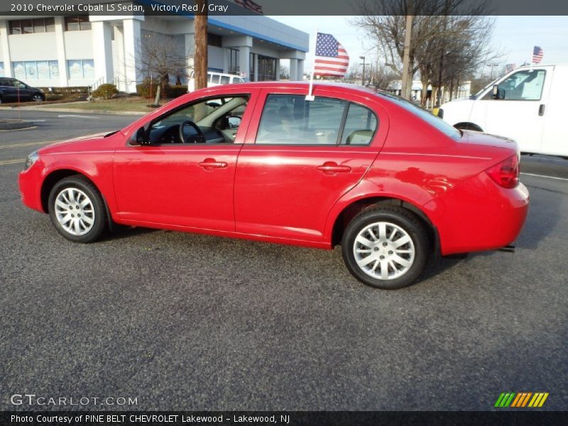 Victory Red / Gray 2010 Chevrolet Cobalt LS Sedan