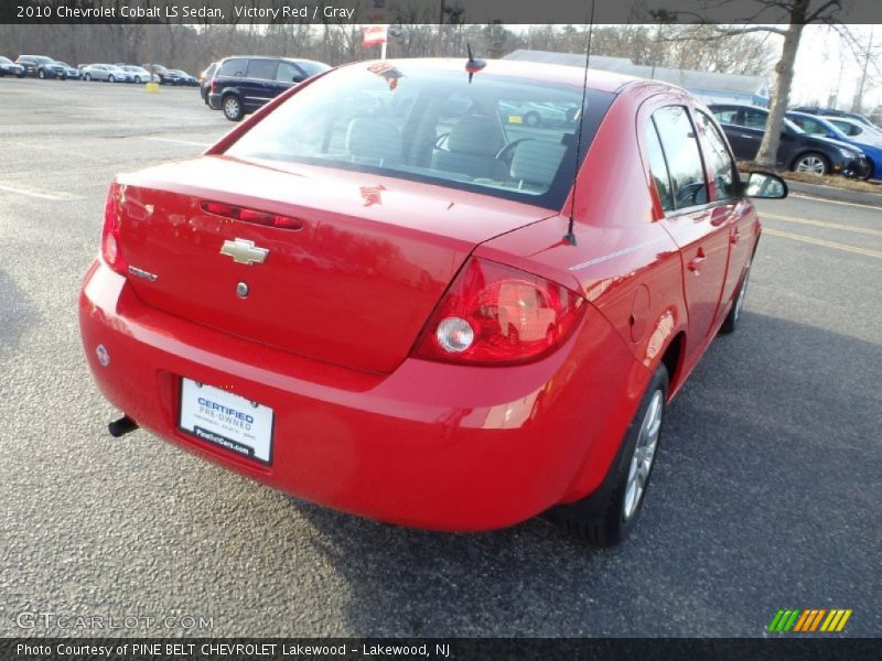 Victory Red / Gray 2010 Chevrolet Cobalt LS Sedan