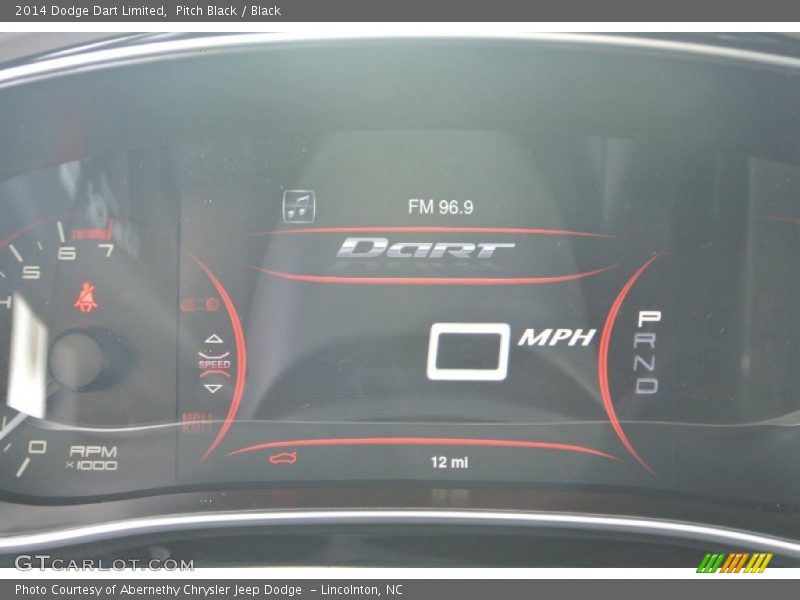 Pitch Black / Black 2014 Dodge Dart Limited