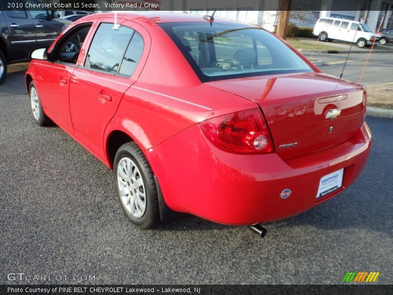 Victory Red / Gray 2010 Chevrolet Cobalt LS Sedan