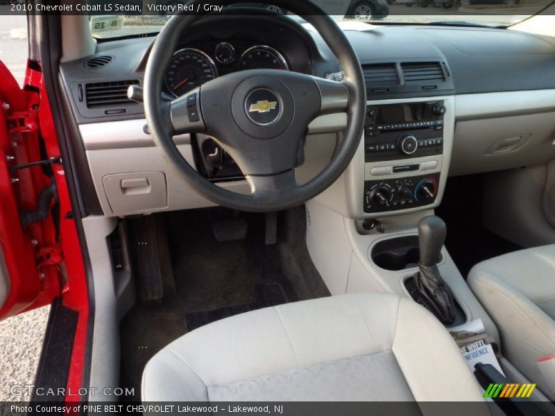 Victory Red / Gray 2010 Chevrolet Cobalt LS Sedan