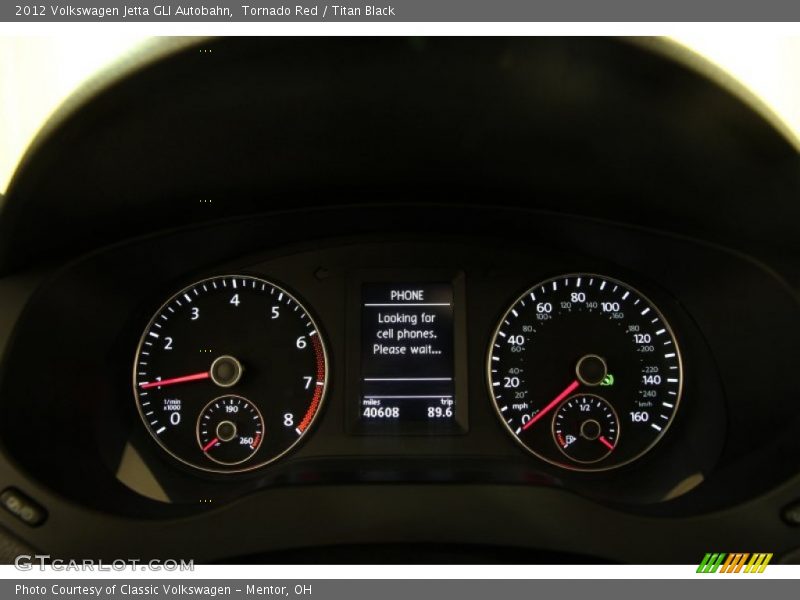  2012 Jetta GLI Autobahn GLI Autobahn Gauges