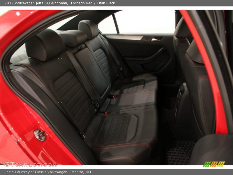 Rear Seat of 2012 Jetta GLI Autobahn