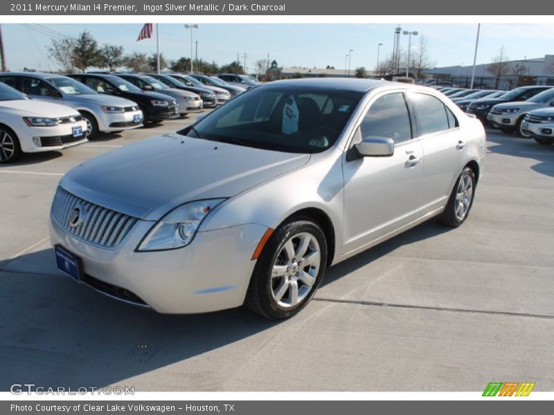 Ingot Silver Metallic / Dark Charcoal 2011 Mercury Milan I4 Premier