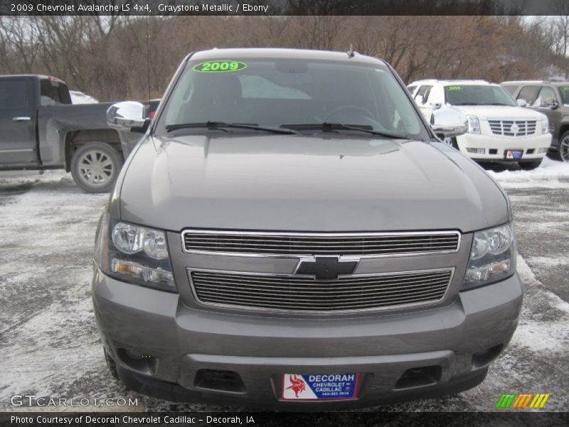 Graystone Metallic / Ebony 2009 Chevrolet Avalanche LS 4x4