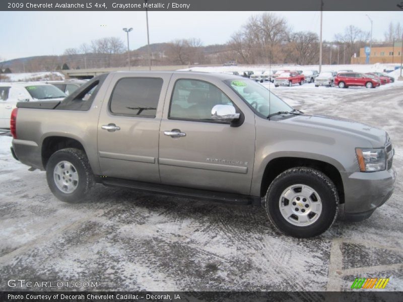 Graystone Metallic / Ebony 2009 Chevrolet Avalanche LS 4x4