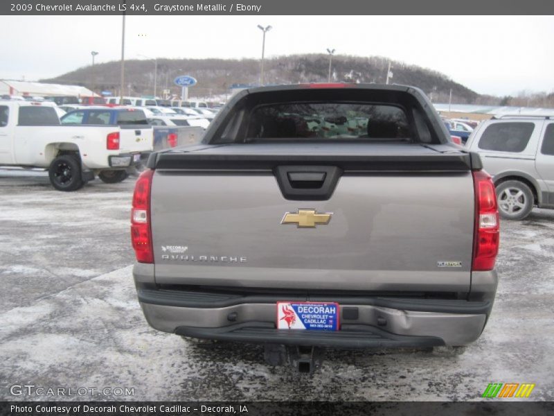 Graystone Metallic / Ebony 2009 Chevrolet Avalanche LS 4x4