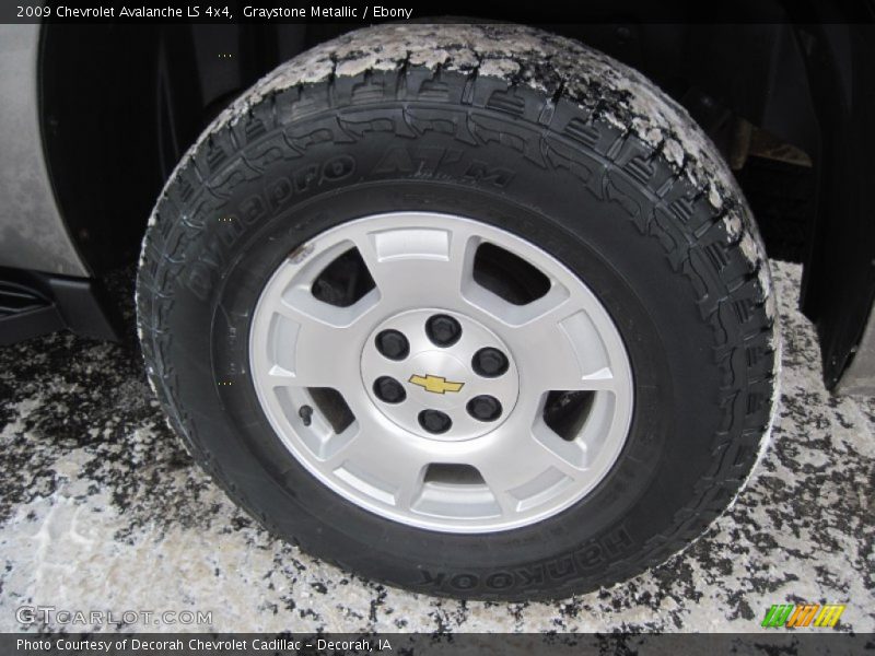 Graystone Metallic / Ebony 2009 Chevrolet Avalanche LS 4x4