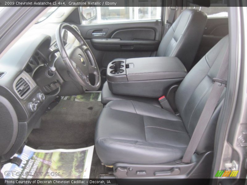 Graystone Metallic / Ebony 2009 Chevrolet Avalanche LS 4x4