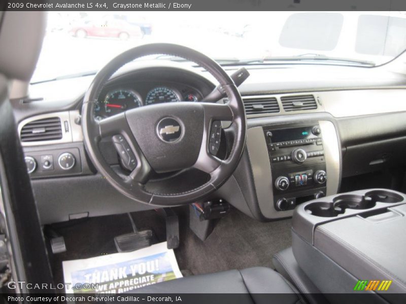 Graystone Metallic / Ebony 2009 Chevrolet Avalanche LS 4x4