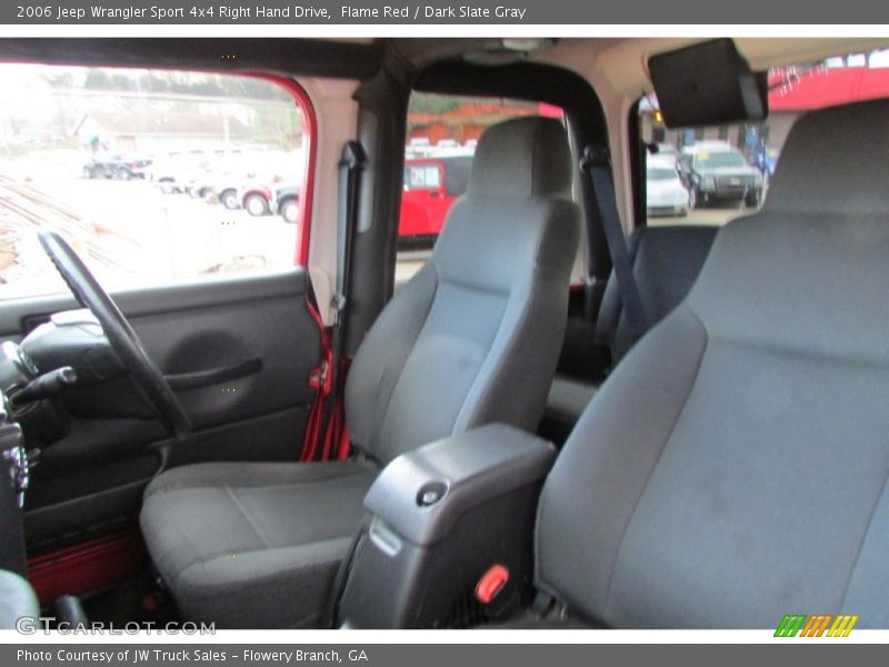 Flame Red / Dark Slate Gray 2006 Jeep Wrangler Sport 4x4 Right Hand Drive