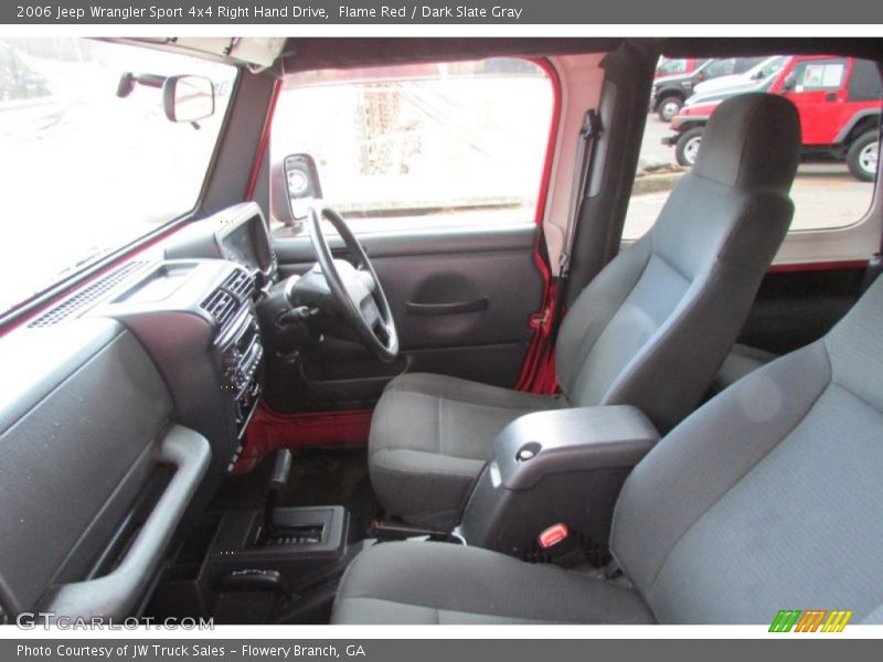Flame Red / Dark Slate Gray 2006 Jeep Wrangler Sport 4x4 Right Hand Drive