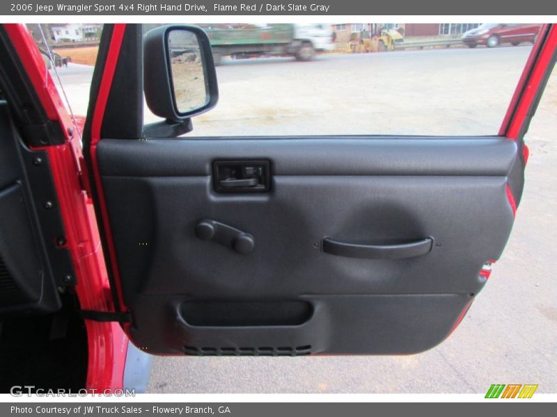 Flame Red / Dark Slate Gray 2006 Jeep Wrangler Sport 4x4 Right Hand Drive