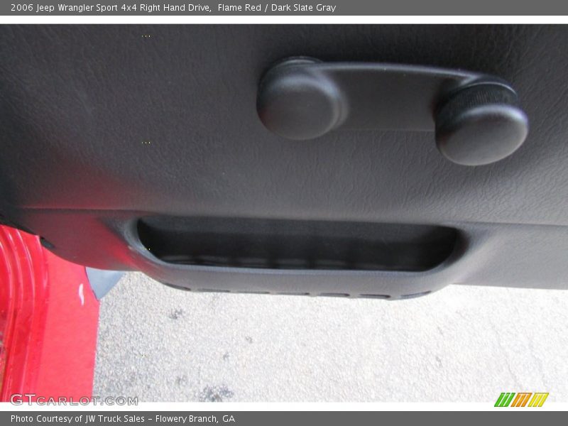 Flame Red / Dark Slate Gray 2006 Jeep Wrangler Sport 4x4 Right Hand Drive