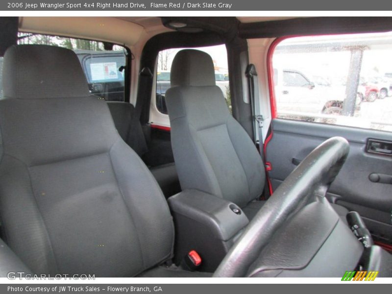 Flame Red / Dark Slate Gray 2006 Jeep Wrangler Sport 4x4 Right Hand Drive