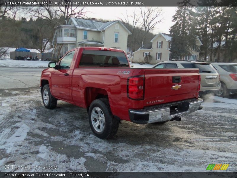 Victory Red / Jet Black 2014 Chevrolet Silverado 1500 LT Z71 Regular Cab 4x4