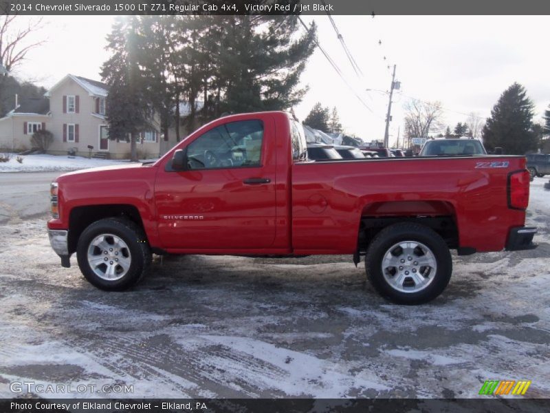 Victory Red / Jet Black 2014 Chevrolet Silverado 1500 LT Z71 Regular Cab 4x4