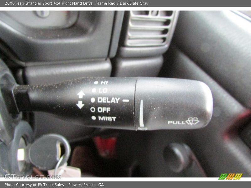 Flame Red / Dark Slate Gray 2006 Jeep Wrangler Sport 4x4 Right Hand Drive