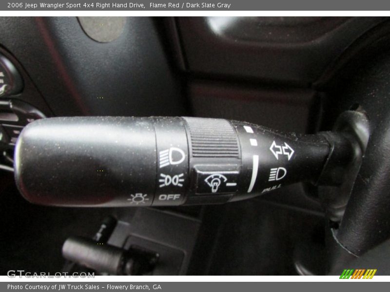 Flame Red / Dark Slate Gray 2006 Jeep Wrangler Sport 4x4 Right Hand Drive